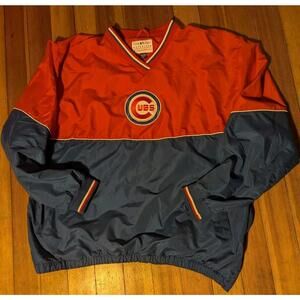 Chicago Cubs Authentic MLB Genuine Merchandise Pullover Windbreaker Jacket XXL